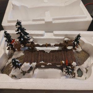 Department 56 Village Mill Creek Wooden Bridge